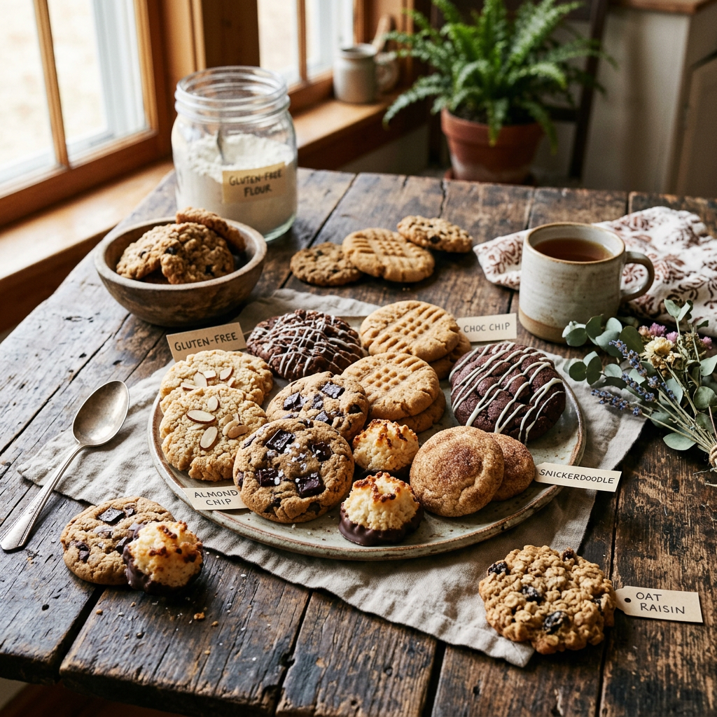 Cookies and tasty Biscuits
