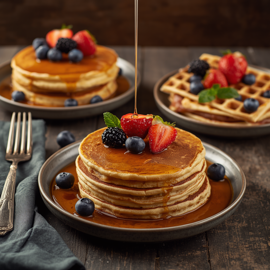 Pancakes, Crepes and Waffles