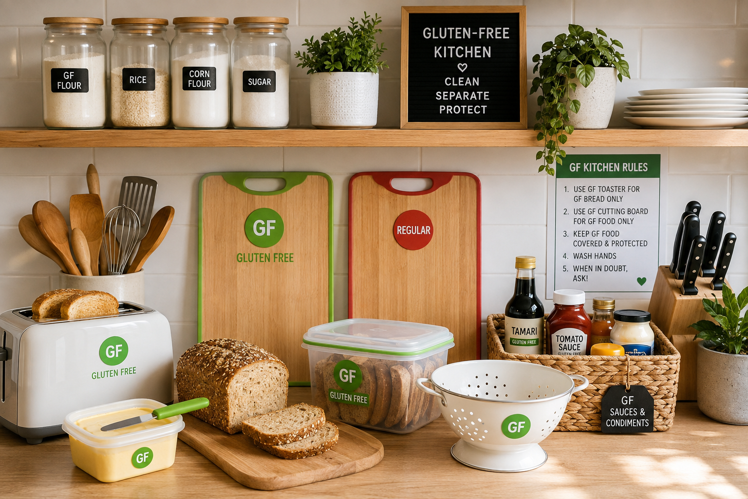 Gluten-Free Kitchen Setup for Coeliac Disease